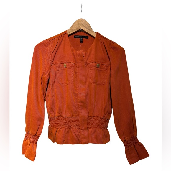 White House Black Market Smocked Soft Jacket Size XS - Picture 4 of 7